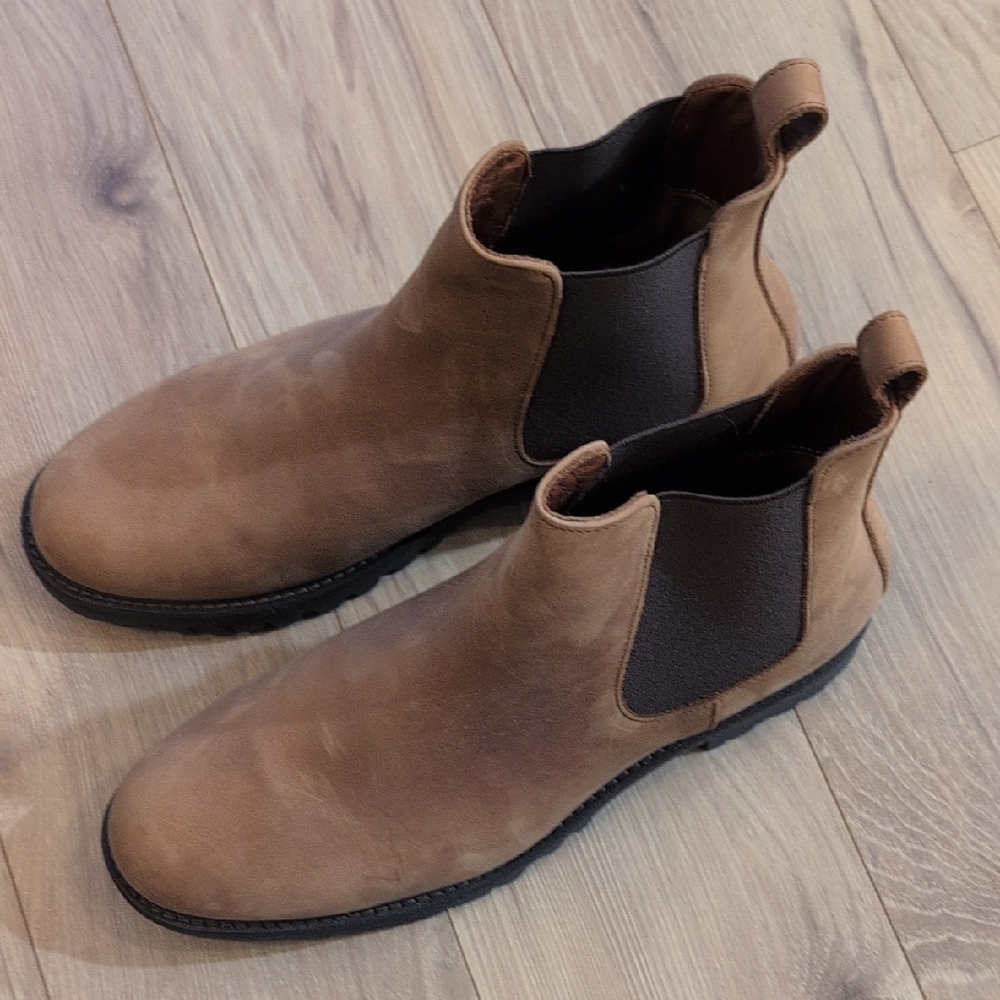 Portland Leather Tan Chelsea Boots